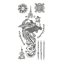 Load image into Gallery viewer, Creative Buddha Tiger Divine Beast Thai Tattoo Stickers Waterproof Tattoo Sticker Cartoon Butterfly Tattoo Stickers
