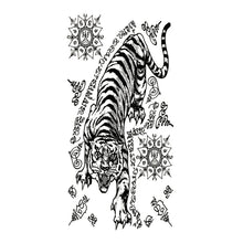 Load image into Gallery viewer, Creative Buddha Tiger Divine Beast Thai Tattoo Stickers Waterproof Tattoo Sticker Cartoon Butterfly Tattoo Stickers
