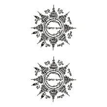 Load image into Gallery viewer, Creative Buddha Tiger Divine Beast Thai Tattoo Stickers Waterproof Tattoo Sticker Cartoon Butterfly Tattoo Stickers
