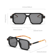Load image into Gallery viewer, Square Fashion Sunglasses Cool Oversized Sunglasses for Women Men Fashion Party Vacation Driving Eyewear Ornaments Glasses
