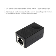 Load image into Gallery viewer, 5/10/20Pcs Ethernet Cable Extender,RJ45 cat 5 cat 6 cat6a Coupler, Extender Connector - Ethernet Coupler Female to Female
