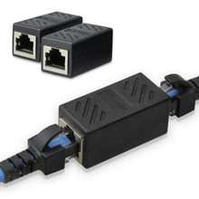Load image into Gallery viewer, 5/10/20Pcs Ethernet Cable Extender,RJ45 cat 5 cat 6 cat6a Coupler, Extender Connector - Ethernet Coupler Female to Female
