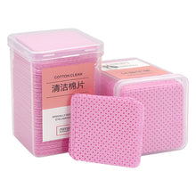 Load image into Gallery viewer, 200Pcs Lint-Free Paper Cotton Wipes Eyelash Extension Glue Remover Pads Lashes Grafting Cleaning Glue Mouth Wipe Makeup Tool
