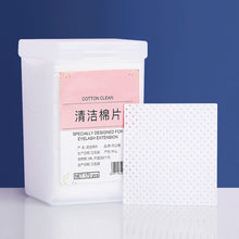 Load image into Gallery viewer, 200Pcs Lint-Free Paper Cotton Wipes Eyelash Extension Glue Remover Pads Lashes Grafting Cleaning Glue Mouth Wipe Makeup Tool
