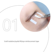 Load image into Gallery viewer, 10Rolls Hypoallergenic Eyelash Lifting Tape Eye Patch Grafting False Lashes Extension Isolation Tape Eyelid Lifting Tools
