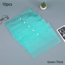 Load image into Gallery viewer, 20 Pieces A4 Twill Waterproof Snap Buckles Large Capacity Office Materials Student Test Paper Bags Transparent File Bags

