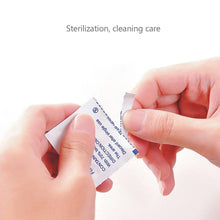 Load image into Gallery viewer, 100/50pcs Disposable Alcohol Cotton Pads Disinfectant Wipe Alcohol Tablets Home Outdoor Cleaning Care Tools

