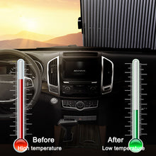 Load image into Gallery viewer, 18"/26"/28"/31" Car Windshield Sunshade Automatic Retractable SUV Truck Front Side Rear Window UV Protection Insulation Heat Curtain Shading
