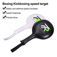 Load image into Gallery viewer, 1PC PU Boxing Table Tennis Speed Target Muay Thai Kickboxing Hand Target Shield Attack And Defense Lifting Speed Training Target
