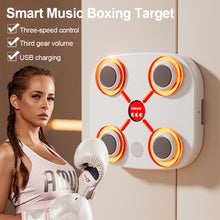 Load image into Gallery viewer, Children's Smart Music Boxing Target With Lights And Half Finger Gloves Home Exercise Decompression Bluetooth Training Wall Target Free Of Punching
