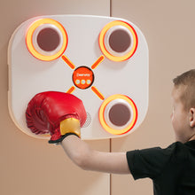 Load image into Gallery viewer, Children's Smart Music Boxing Target With Lights And Half Finger Gloves Home Exercise Decompression Bluetooth Training Wall Target Free Of Punching
