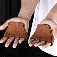 Load image into Gallery viewer, 1Pair Trapezoidal Four-Finger Fitness Hand Guard Anti-Slip Wear-Resistant Strength Training Weight Lifting Hard Pull Fitness Auxiliary Grip Strap
