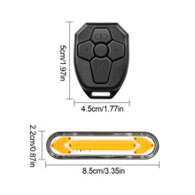 Load image into Gallery viewer, 1PC LED Remote Control Steering High-Lighted Bicycle Taillights USB Charging Night Riding Safety Warning Light Riding Equipment
