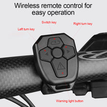 Load image into Gallery viewer, 1PC LED Remote Control Steering High-Lighted Bicycle Taillights USB Charging Night Riding Safety Warning Light Riding Equipment
