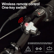 Load image into Gallery viewer, 1PC Multi-Function Wireless Remote Control Steering Brake Taillight USB Charging With Electric Bell Waterproof Night Riding Safety LED Warning Light
