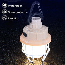 Load image into Gallery viewer, Portable Outdoor Retro Pine Cone Camping Light Multi-Functional Powerbank Tent Ceiling Atmosphere Light With Hook USB Charging
