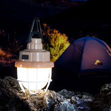 Load image into Gallery viewer, Portable Outdoor Retro Pine Cone Camping Light Multi-Functional Powerbank Tent Ceiling Atmosphere Light With Hook USB Charging
