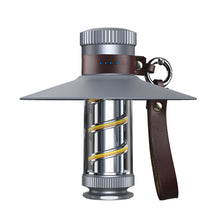 Load image into Gallery viewer, Multifunction Outdoor Retro Atmospheric Camping Light With Removable Lampshade Waterproof LED Flashlight With Hand Cord USB Charging
