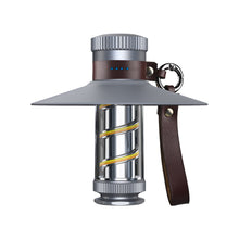 Load image into Gallery viewer, Multifunction Outdoor Retro Atmospheric Camping Light With Removable Lampshade Waterproof LED Flashlight With Hand Cord USB Charging
