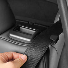 Load image into Gallery viewer, 2Pcs Car Seat Belt Fixing Bracket Rear Seat Belt Limiter Protective Cover Interior Accessories for Tesla Model Y 2022-23
