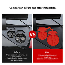 Load image into Gallery viewer, 2Pcs/Set Car Silicone Charging Port Waterproof Cover Charger Hole Protector Dustproof Cap for Tesla Model Y/3

