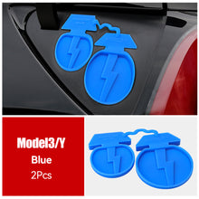 Load image into Gallery viewer, 2Pcs/Set Car Silicone Charging Port Waterproof Cover Charger Hole Protector Dustproof Cap for Tesla Model Y/3
