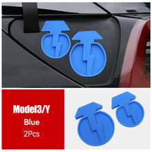 Load image into Gallery viewer, 2Pcs/Set Car Silicone Charging Port Waterproof Cover Charger Hole Protector Dustproof Cap for Tesla Model Y/3
