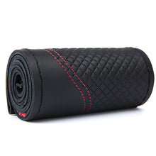 Load image into Gallery viewer, DIY Soft Genuine Leather Car Steering Wheel Covers Braid With Needle And Thread Auto Interior Accessories 38cm

