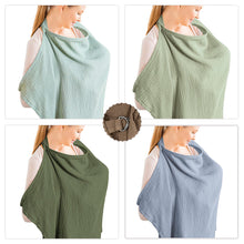 Load image into Gallery viewer, Adjustable Mum Breastfeeding Apron Mother Outing Breastfeeding Cover Baby Feeding Nursing Cloth Outdoor Privacy Cover

