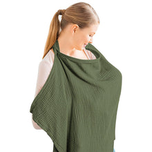 Load image into Gallery viewer, Adjustable Mum Breastfeeding Apron Mother Outing Breastfeeding Cover Baby Feeding Nursing Cloth Outdoor Privacy Cover
