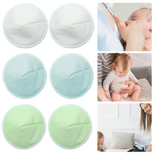Load image into Gallery viewer, Three-Layer Fiber Reusable Bamboo Breast Pads Waterproof Breathable Anti-Overflow Washable Maternity Care Pad Breastfeeding Accessories

