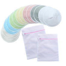 Load image into Gallery viewer, Three-Layer Fiber Reusable Bamboo Breast Pads Waterproof Breathable Anti-Overflow Washable Maternity Care Pad Breastfeeding Accessories
