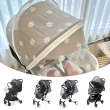 Load image into Gallery viewer, Zipper Type Baby Crib Netting Mosquito Net Pushchair Anti-bug Netting Infant Protection Mesh Stroller Trolley Accessories
