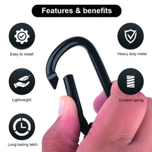 Load image into Gallery viewer, PU Leather Baby Stroller Hook for Pram Rotate 360 Degree Rotatable Cart Organizer Pram Hook Stroller Accessories
