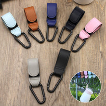 Load image into Gallery viewer, PU Leather Baby Stroller Hook for Pram Rotate 360 Degree Rotatable Cart Organizer Pram Hook Stroller Accessories
