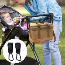 Load image into Gallery viewer, PU Leather Baby Stroller Hook for Pram Rotate 360 Degree Rotatable Cart Organizer Pram Hook Stroller Accessories
