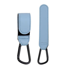 Load image into Gallery viewer, PU Leather Baby Stroller Hook for Pram Rotate 360 Degree Rotatable Cart Organizer Pram Hook Stroller Accessories
