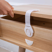 Load image into Gallery viewer, 10Pcs Baby Cabinet Locks Strap Drawer Lock Child Anti Opening Refrigerator Lock Home Baby Anti Pinch Safety Protection Buckle
