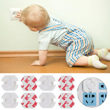 Load image into Gallery viewer, EU Plug Electrical Safety Socket Cover Baby Child Safety Guard Electric Shock Hole Plugs Protector Anti Electric Outlet Protectors
