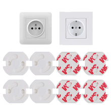 Load image into Gallery viewer, EU Plug Electrical Safety Socket Cover Baby Child Safety Guard Electric Shock Hole Plugs Protector Anti Electric Outlet Protectors
