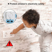 Load image into Gallery viewer, EU Plug Electrical Safety Socket Cover Baby Child Safety Guard Electric Shock Hole Plugs Protector Anti Electric Outlet Protectors
