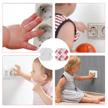Load image into Gallery viewer, EU Plug Electrical Safety Socket Cover Baby Child Safety Guard Electric Shock Hole Plugs Protector Anti Electric Outlet Protectors
