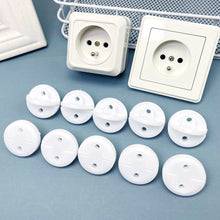Load image into Gallery viewer, EU Plug Electrical Safety Socket Cover Baby Child Safety Guard Electric Shock Hole Plugs Protector Anti Electric Rotate Outlet Protectors
