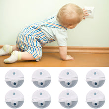 Load image into Gallery viewer, EU Plug Electrical Safety Socket Cover Baby Child Safety Guard Electric Shock Hole Plugs Protector Anti Electric Rotate Outlet Protectors
