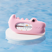 Load image into Gallery viewer, Aircraft/Crocodile/Polar Bear Baby Bath Shower Water Thermometer Safe Temperature Sensor for Babies Floating Waterproof Shower Thermometer
