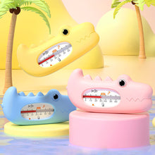 Load image into Gallery viewer, Aircraft/Crocodile/Polar Bear Baby Bath Shower Water Thermometer Safe Temperature Sensor for Babies Floating Waterproof Shower Thermometer
