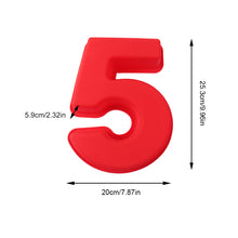 Load image into Gallery viewer, 10 Inch 0-9 Numbers Cake Mold Cake Decorating Tools Silicone Cake Pan Number Cake Molds DIY Birthday Cake Pastry Bakery Accessories
