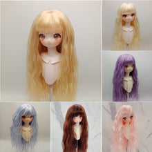 Load image into Gallery viewer, 1/3 BJD Dolls 22-23CM Head Circumference Long Hair High Temperature Fiber Soft Silk Doll Wig Multi-color Doll's Accessories
