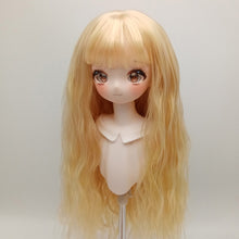 Load image into Gallery viewer, 1/3 BJD Dolls 22-23CM Head Circumference Long Hair High Temperature Fiber Soft Silk Doll Wig Multi-color Doll's Accessories
