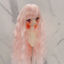 Load image into Gallery viewer, 1/3 BJD Dolls 22-23CM Head Circumference Long Hair High Temperature Fiber Soft Silk Doll Wig Multi-color Doll's Accessories
